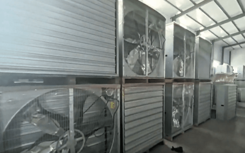 1380 horganyzott lemezes állatállomány negatív nyomású ventilátor