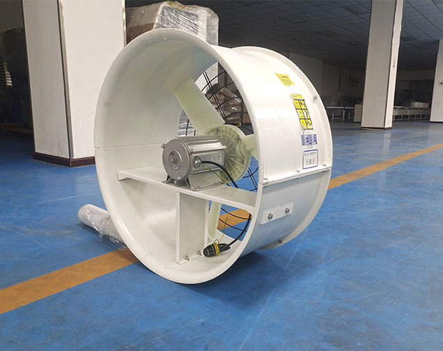710 túlnyomásos üvegszálas axiális átfolyási ventilátor